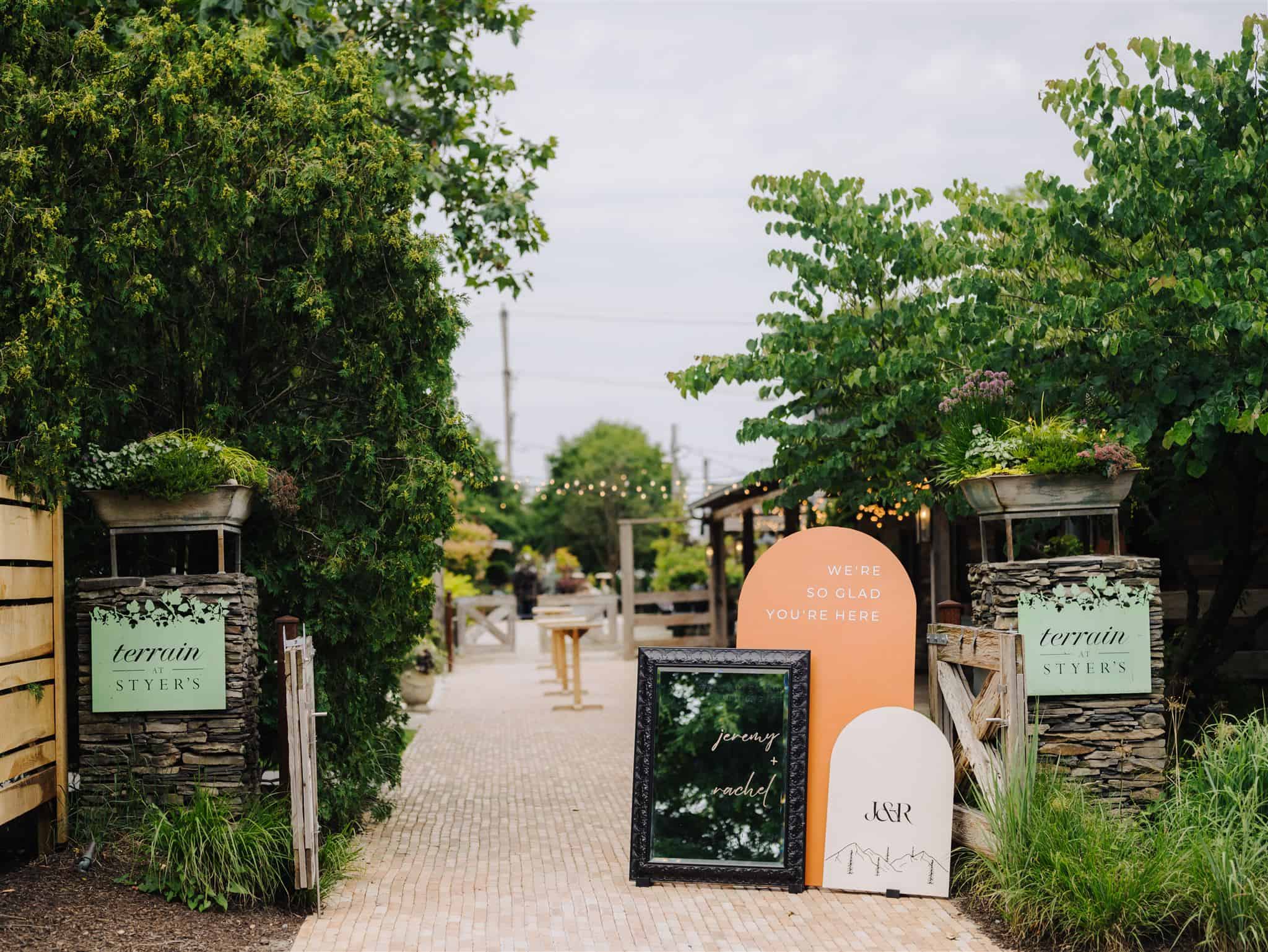 terrain at styer's wedding venue