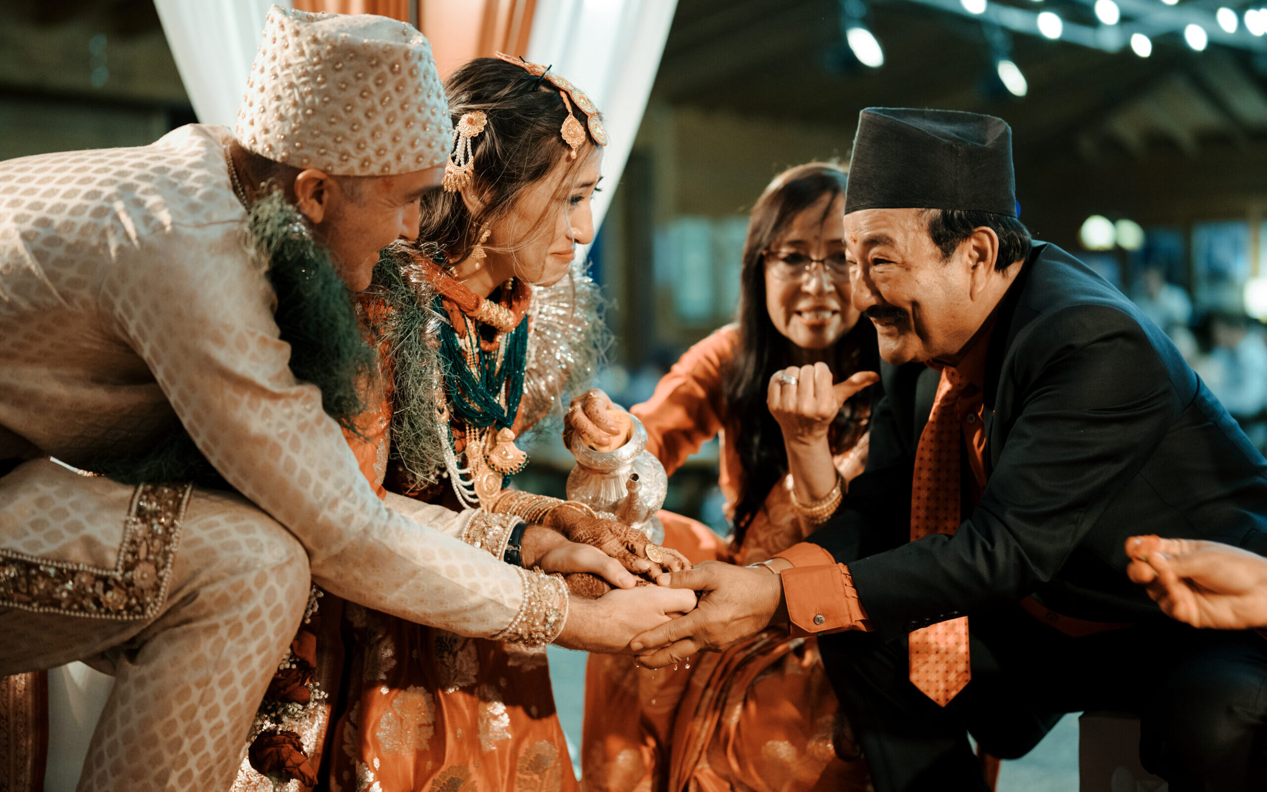 Nepalese wedding at planet bluegrass in Lyons CO